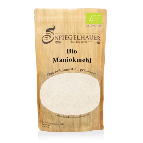 Bio Maniokmehl 1 kg cassava fein glutenfrei natürlich roh Tapioka