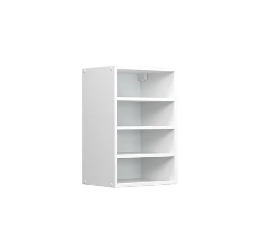 Vicco Schranksystem R-Line, Weiß, 40 cm - Modernes Regal mit offenen Regalen - Schranksysteme mit 2 Einlegeböden und 1 Tür, ideal für platzsparende Aufbewahrung. Perfekt für moderne Wohnräume und Kinderzimmer.