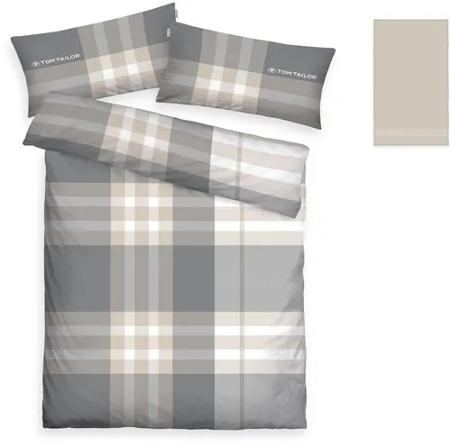TOM TAILOR HOME Bettwäsche Nick 135x200/155x220 cm in grau von TOM TAILOR HOME
