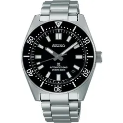 Seiko Prospex Divers Automatic 300m - 1968 Heritage SPB453J1 - schwarz,silber - 40mm - Herrenuhren mit 300m Wasserdichtigkeit, ideal für Taucher und Abenteuerlustige, ausgestattet mit einem robusten Edelstahlarmband.