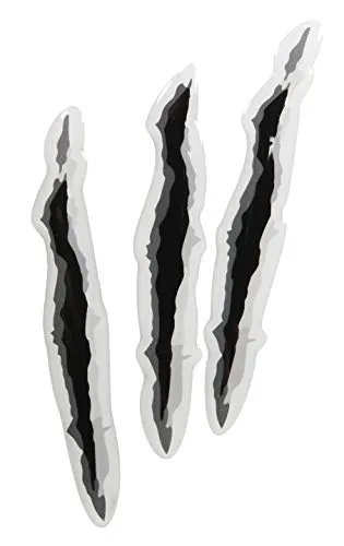 BIKE-label Aufkleber 3D Monster Kratzer Deko Sticker für Motorrad Helm Auto Aufkleber 910021