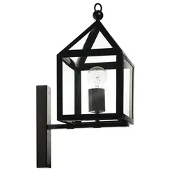 Ranex  Wandleuchte Leusden Schwarz Außenleuchte Wandlampe Außenlampe Gartenleuchte - Schwarz