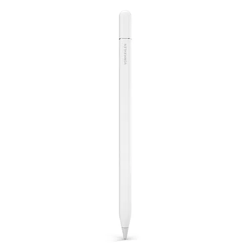 VONMÄHLEN Eingabestift Smart Pencil - Touchpen für iPad mit Neigungssensitivität für kreative Anwendungen, Handballenerkennung für ungestörtes Schreiben und magnetischer Befestigung für optimale Nutzung.