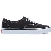 Vans Authentic Sneaker schwarz 37 EU - Sneaker aus hochwertigem textilem Canvas-Material, ideal für Skateboarding und sportliche Aktivitäten, mit verstellbarer Schnürung für perfekten Halt.