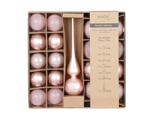 Weihnachtsbaumschmuck Pink von MAGIC by Inge