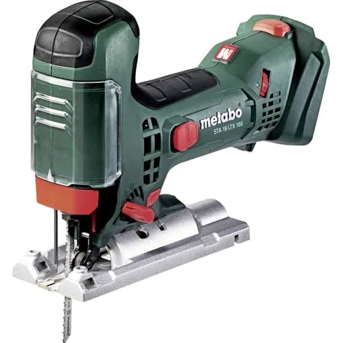 Metabo STA 18 LTX 100 Akku-Stichsäge - Leistungsstarke Akku-Stichsäge mit 18 V für präzise Schnitte in Holz, ideal für Heimwerker und Profis.