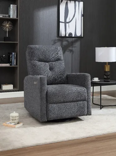 Elektrischer Relaxsessel in Grau, ca. 76 x 90 x 106 cm