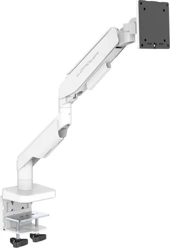 LC-Power Monitor Halterung für 17-49 Zoll Bildschirme - Games: Höhenverstellbare Monitorhalterung für 13-49 Zoll Bildschirme, bietet flexible Dreh- und Neigefunktionen zur Reduzierung von Nacken- und Rückenschmerzen.