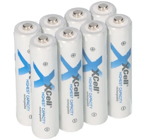 XCell 8x XCell Micro AAA Akku Ni-MH 1,2V 1150mAh Akku