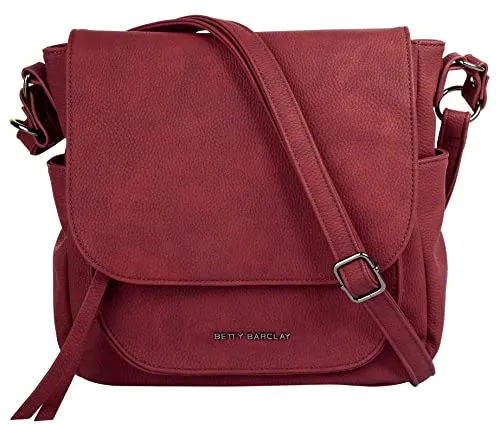 Umhängetasche BETTY BARCLAY, rot, praktische Größe für jeden Tag - Stilvolle Umhängetasche von Betty Barclay, ideal für Alltag mit praktischem Smartphonefach und verstellbarem Schultergurt. Handgepäcktauglich und vielseitig einsetzbar.