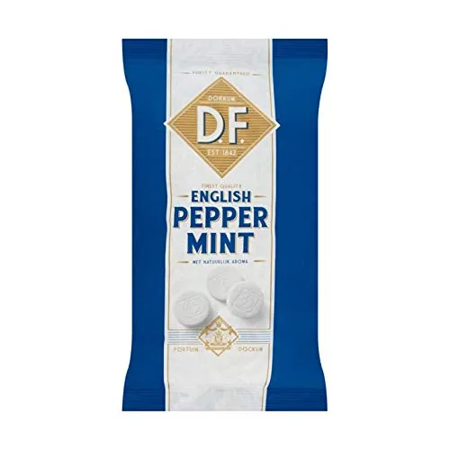DF Peppermint 450g Pfefferminzpastillen in weiß von Fortuin