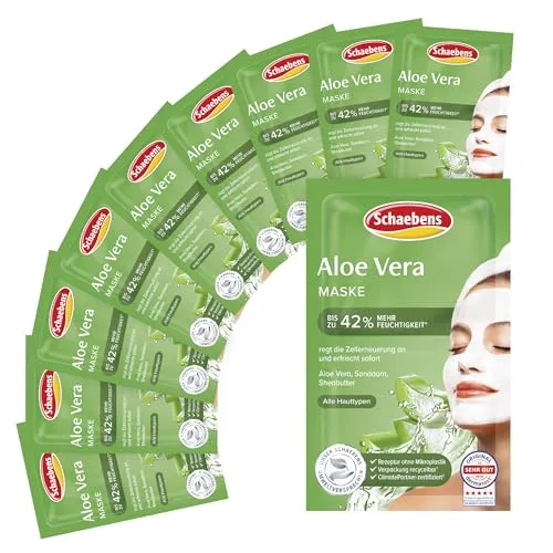 Schaebens Aloe Vera Maske, 10er pack (10x 10 ml) von Schaebens