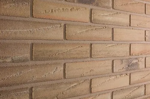 ELASTOLITH 99281 CORSICA Flexibler Verblendziegel - INDUSTRIE-ROT 50x210 mm - Ziegel & Bausteine - Flexibler Verblendziegel für einfache Anwendung, leicht und ideal für Innen- und Außenwände, verleiht jedem Raum eine stilvolle Steinoptik.