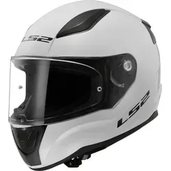 LS2 RAPID SOLID White Integraler Motorradhelm, Größe M von LS2