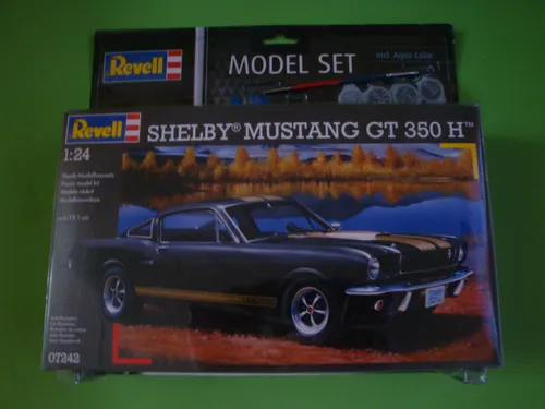 Revell Modellbausatz Shelby Mustang GT 350 H 1:24 - Auto-Modellbausätze, originalgetreue Nachbildung mit vielen Details und umfangreichem Zubehör für anspruchsvolle Modellbauer.
