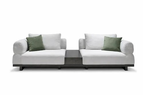 Bequemes 4-Sitzer-Sofa in Weiß – Modernes Lounge-Design - Ideal für Wohnzimmer und Arbeitszimmer, bietet dieses Sofa Platz für 4 Personen. Mit einem modernen Look und bequemen Sitzkomfort ist es der perfekte Mittelpunkt für gesellige Abende.