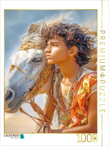 CALVENDO Puzzle Pferdeliebe | 1000 Teile Lege-Größe 64x48cm Foto-Puzzle für glüc