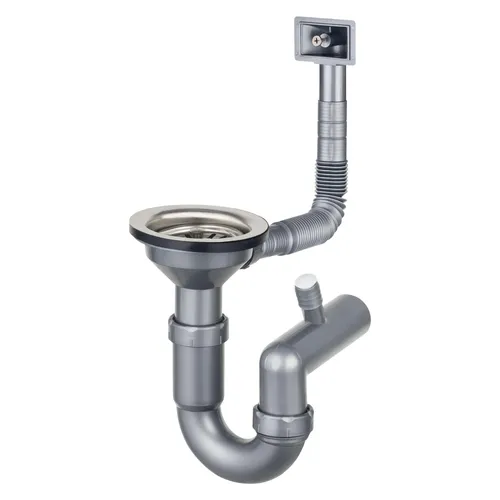 Siphon für Stahlspülbecken 1-Becken 3,5