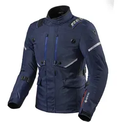 Revit Vertical GTX Motorrad Textiljacke - Dunkelblau, Größe M - Schutzjacken, wasserdicht und atmungsaktiv, ideal für sichere und komfortable Fahrten bei jedem Wetter.