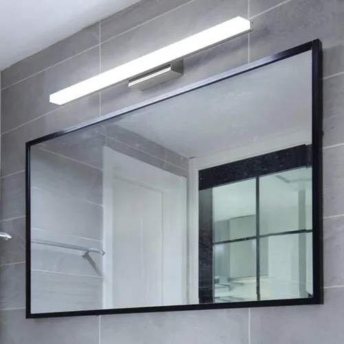 Yafido LED Spiegelleuchte 40CM - Moderne Badlampe für stilvolle Beleuchtung - Spiegellampe für das Bad mit 800 Lumen, kaltweißem Licht (6000K) und wasserdichter Anti-Fog Funktion, ideal für Badezimmer und Spiegelschränke.