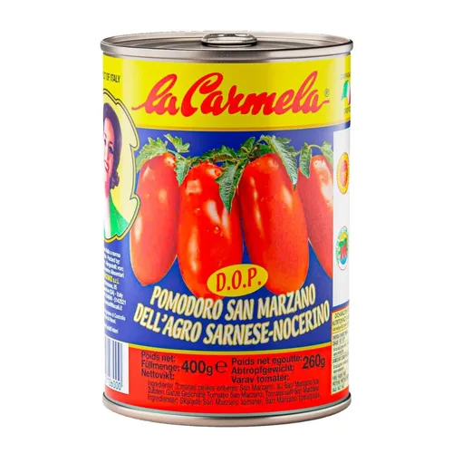 Pomodoro San Marzano DOP 400g geschälte Tomaten - La Carmela