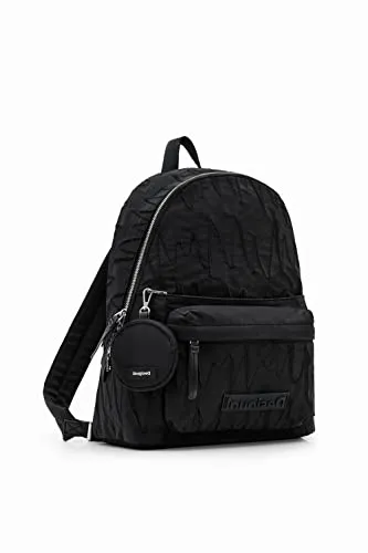 Desigual Rucksack B-Bolis (Set, 2-tlg) - Stylischer Rucksack mit hochwertiger Stickerei und praktischer Utensilientasche, ideal für Ordnung und Sicherheit unterwegs.