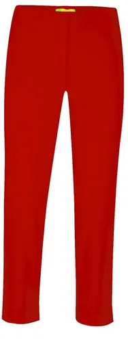 Stehmann INKE-608 schmale 6/8 Hose rot mit Raffung