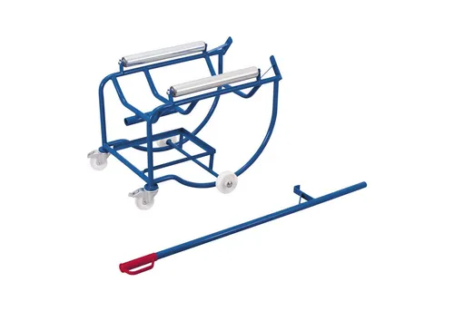 Variofit Fasskipper mit 2 Stahlrollen zu-3202 - Sonstige Handwerkzeuge - Robuster Fasskipper für 200 l Fässer, ideal für müheloses Heben und Senken mit einer Tragkraft von bis zu 250 kg.
