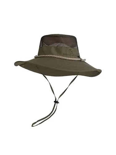 SCHIETWETTER Unisex Erw. Safarihut Billy, Sonnenhut, Sonnenschutz mit UV 50+, Buschhut, Wanderhut, breite Krempe, mit Kinnband