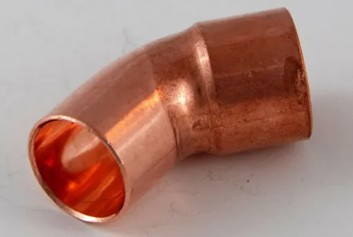 10x Bogen 22 mm 45 Grad 5040 i/a Lötfitting copper fitting CU