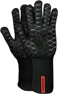Topfhandschuhe & Topflappen Schwarz von Feuermeister