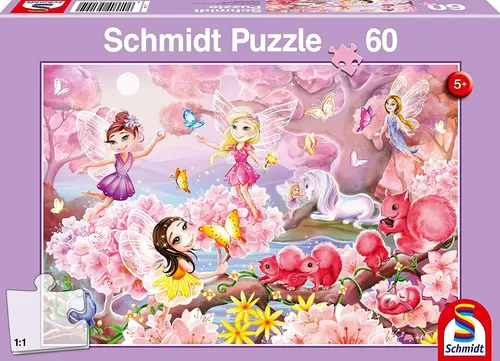 FEENTANZ * FAIRY DANCE - Schmidt Kinder-Puzzle 56155 - 60 Teile Pcs.