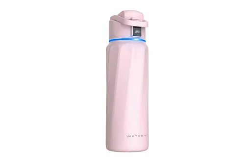 WaterH Trinkflasche smart trinkflasche - 946ml - mit app, Aluminuim Rosa
