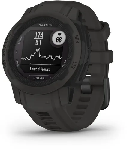 Garmin INSTINCT 2S Smartwatch Schiefer-Grau - Robuste Outdoor-Smartwatch, wasserdicht bis 100 m, mit GPS und ABC-Sensoren für präzise Navigation