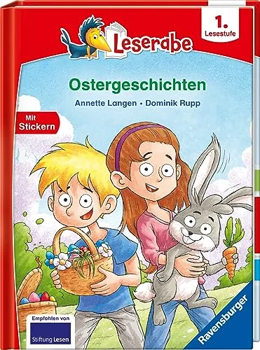 Ostergeschichten - Erstlesebuch für Kinder ab 6 Jahren - Entdecken Sie spannende Ostergeschichten im Leserabe-Format! Ideal für Jungen und Mädchen in der 1. Klasse, fördert spielerisch das Lesenlernen. Perfekt für einen unterhaltsamen Leseanfang! Die erste Lesestufe für kleine Leser.