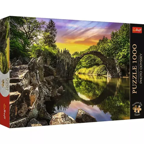 Puzzle 1000 Premium Plus Most Rakotza w Kromlau Niemcy 10811 Trefl 5900511108118