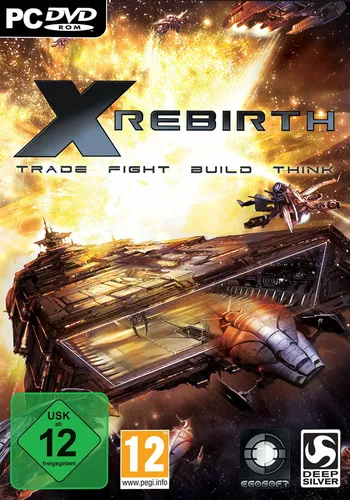 X Rebirth PC Download - Steam Code - Simulationsspiel für PC mit Produktschlüssel, USK ab 12 Jahren, ideal für Weltraum-Enthusiasten und strategische Denker.