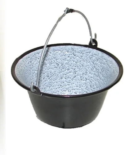 Original Ungarischer 0,8L Gulaschkessel aus Emaille