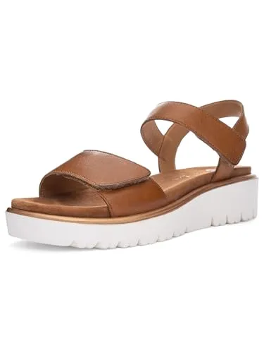 Ara Sandale braun 40 EU - Wanderschuhe in Größe 40, aus hochwertigem Echtleder mit komfortablem Plateauabsatz und Klettverschluss für perfekten Halt und Style beim Wandern.
