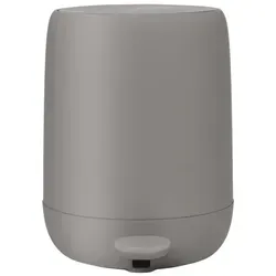 Blomus Treteimer SONO 3 Liter Satellite - Haushaltszubehör mit modernem Design und Soft-Close-Funktion für geräuschloses Öffnen. Ideal für Badezimmer & Gäste-WC, mit pflegeleichtem Kunststoffeinsatz.