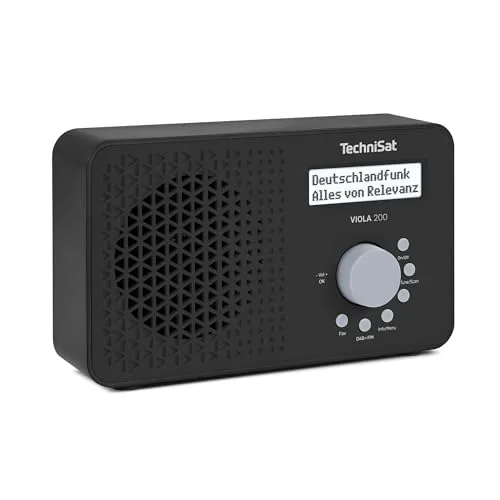 TechniSat VIOLA 200 Tragbares DAB+ Radio – Schwarz von TechniSat