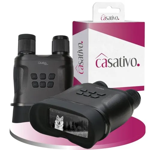 Casativo Digitales Profi-Fernglas mit HD-Nachtsicht und 850m Reichweite - Dieses leistungsstarke Fernglas bietet HD-Videoaufnahme und eine Sichtweite von bis zu 850 Metern. Ideal für Jagd und Outdoor-Aktivitäten – erleben Sie klare Sicht auch bei Dunkelheit dank integrierter Infrarot-Technologie.