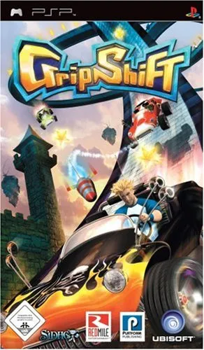 Gripshift - Spannendes Rennspiel für PS2 - Rasante Action und herausfordernde Strecken sorgen für unvergesslichen Spielspaß in diesem einzigartigen Rennspiel.