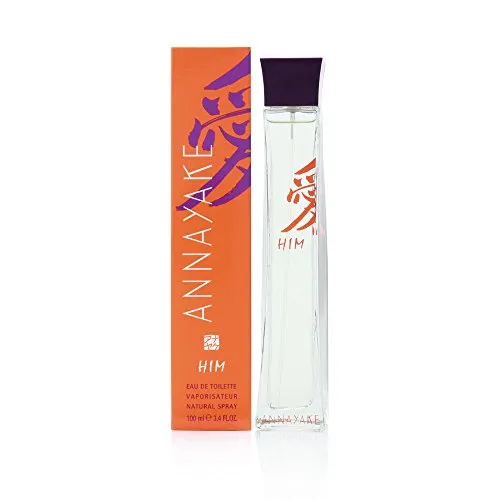ANNAYAKE LOVE HIM Eau de Toilette Spray 100ml - Herrenparfüm mit einem einzigartigen Duftmix aus Bergamotte, Grapefruit und Patschuli, ideal für den modernen Mann.