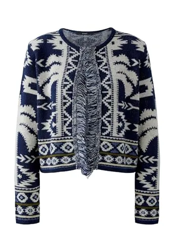 Oui Damen Strickjacke schmal geschnitten Sonstige