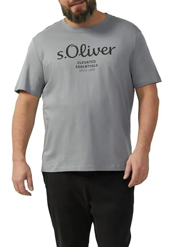 s.Oliver Baumwoll-T-Shirt mit Logo-Print