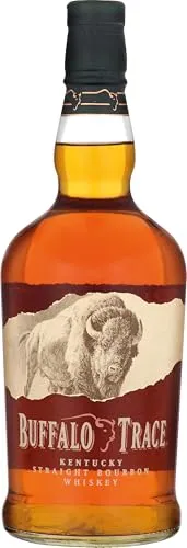 Buffalo Trace Kentucky Straight Bourbon Whiskey 0,7 l - Whisky aus Kentucky, 0,7 l Flasche, ohne künstliche Farbstoffe und Aromen, ideal für Bourbon-Liebhaber.