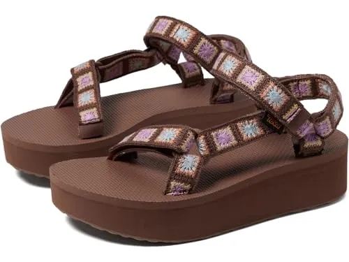 Teva, Gehäkelte Universal-Sandale für Damen mit Plateau-Sohle, 41 EU