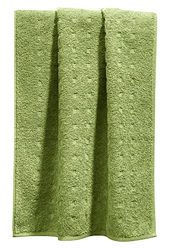 Möve Duschtuch Quadretti Walk-Frottier grün Größe 67x140 cm