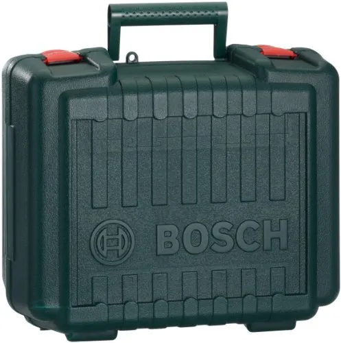 Bosch Accessories POF 1200 AE/1400 ACE Maschinenkoffer Grün - Werkzeugkasten für sichere Aufbewahrung und Transport von Bosch Elektrowerkzeugen, aus leichtem Kunststoff und ideal für Fräsen und Flachdübelfräsen.